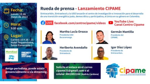 En rueda de prensa lanzamos al Cipame